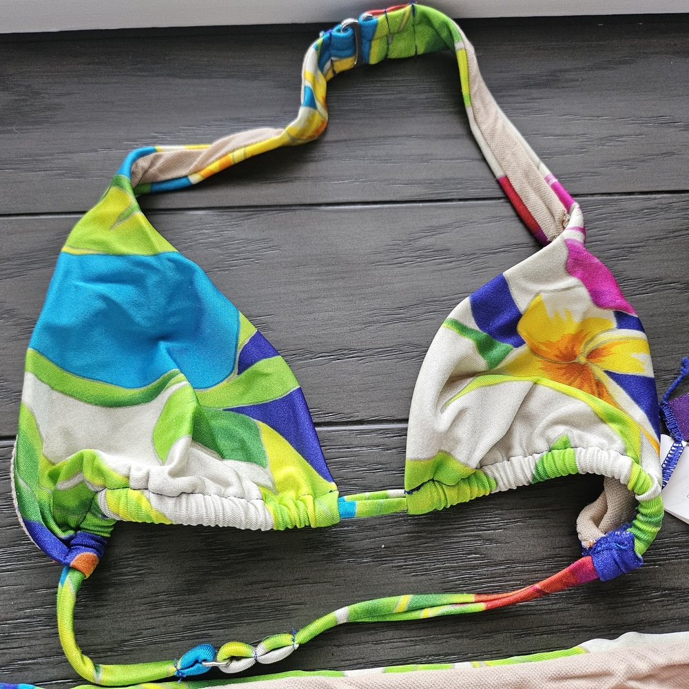 Colorful Floral Bikini Set - Picture 3 of 4